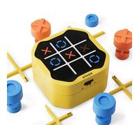 GiiKER Tic Tac Toe Bolt Game Console de jeu de puzzle portable 3 en 1 originale Jeux de voyage portables pour les jeux de soci t de trajet en vo