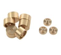 Giilayky 1 Ensemble Trompette ValVe Doigt Boutons PièCes de Trompette Accessoires Accessoires pour Instruments de Musique pour Trompette - Doré