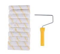 Giilayky 11 PièCes de Brosses à Rouleaux en Mousse 6 Pouces Recharges de Rouleaux de Peinture Couvertures de Rouleaux de Peinture Jeux de Rouleaux de Peinture de RéParation à Domicile
