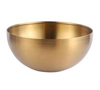 Giilayky à Salade en Acier Inoxydable de Grande Capacité, Soupe CoréEnne, Nouilles de Riz, Bol de Ramen, RéCipient pour Aliments de Cuisine, Or, 15X7CM