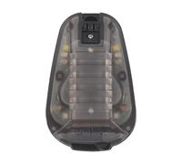 Giilayky Casque Survie Gyrophare LumièRe Stroboscopique pour Casque SéCurité de Survie Lampe de Poche IR Signal éTanche avec Magic Tape D