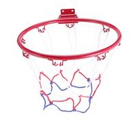 Giilayky Cerceau de Basket-Ball Mural de 32 Cm Filet de Jante en MéTal Panier Suspendu la Jante Murale de Basket-Ball avec Vis Sport de Plein Air IntéRieur