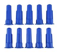 Giilayky CôNe Cylindrique pour Calfeutrage de Cartouche PièCe de Rechange Bec de PulvéRisation pour Silicon Sealant Distributeur Seringue Accessoire 10 PièCes