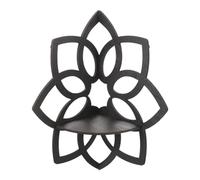 Giilayky Étagères d'angle en Bois de Étagères d'angle Murales pour Fleurs Étagères Flottantes Étagère D'Exposition en Cristal