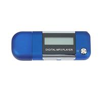 Giilayky Lecteur MP3 4 GB Lecteur de Musique de Disque U Prend en Charge la Batterie AAA RemplaçAble, Enregistrement (Bleu)