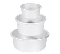 Giilayky Moule à Gâteau Moule à Gâteau Rond Performance en Aluminium AntiadhéSif et Anti-Fuite Moule à Gâteau, Parfait pour Le Gâteau Smash de Niveau