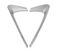 Giilayky pour Kadjar 2015-2018 Accessoires de Voiture Feux de Brouillard Couvre DéCoration Lampe Cadre Garniture Abs Chrome Voiture Style