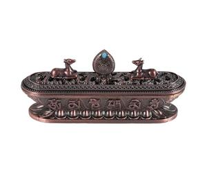 Giilayky Tibet BrûLeur D'Encens Antique à la Main Porte-Bâton D'Encens Salon de Thé Maison Bureau DéCoration Artisanat Ornements 3