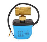 Giilayky Vanne de Zone à 2 Voies Moteur Sphérique Électrique Inverseuse 220V DN20 (G3/4 Pouces)