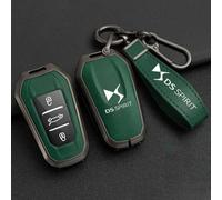 GIISH Voiture Coques de Clé pour DS DS7 DS5 DS6 DS9 New Energy DS3 4S 5LS,Coque Porte Clés Coque Protection Ensemble étui Porte-Clés Couverture Pochette Cle Couvercle Boitier Oiture,C