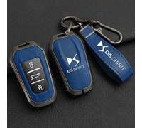 GIISH Voiture Coques de Clé pour DS DS7 DS5 DS6 DS9 New Energy DS3 4S 5LS,Coque Porte Clés Coque Protection Ensemble étui Porte-Clés Couverture Pochette Cle Couvercle Boitier Oiture,B