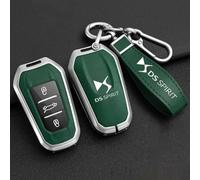 GIISH Voiture Coques de Clé pour DS DS7 DS5 DS6 DS9 New Energy DS3 4S 5LS,Coque Porte Clés Coque Protection Ensemble étui Porte-Clés Couverture Pochette Cle Couvercle Boitier Oiture,D