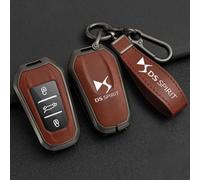GIISH Voiture Coques de Clé pour DS DS7 DS5 DS6 DS9 New Energy DS3 4S 5LS,Coque Porte Clés Coque Protection Ensemble étui Porte-Clés Couverture Pochette Cle Couvercle Boitier Oiture,G