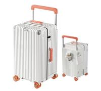 GIIYOEW Valise Coque Dure XL, Valise 28 Pouces Grande, Bagages durables, légers, 4 roulettes pivotantes - Poignée réglable,B,20in