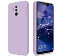 GiiYoon Coque pour Huawei Mate 20 Lite Case en Silicone, Etui de Protection Antichoc Etui Housse Silicone Ultra-Mince avec Couche Intérieure en Fibre et Protection pour Caméra, Violet