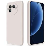 GiiYoon Coque pour Realme GT 8 Pro 5G Case en Silicone, Etui de Protection Antichoc Etui Housse Silicone Ultra-Mince avec Couche Intérieure en Fibre et Protection pour Caméra, Blanc