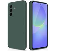 GiiYoon Coque pour Samsung Galaxy A36 5G Case en Silicone, Etui de Protection Antichoc Etui Housse Silicone Ultra-Mince avec Couche Intérieure en Fibre et Protection pour Caméra, Vert