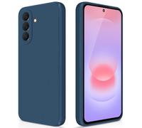 GiiYoon Coque pour Samsung Galaxy A37 5G Case en Silicone, Etui de Protection Antichoc Etui Housse Silicone Ultra-Mince avec Couche Intérieure en Fibre et Protection pour Caméra, Bleu