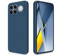 GiiYoon Coque pour Xiaomi Poco F8 Ultra 5G Case en Silicone, Etui de Protection Antichoc Etui Housse Silicone Ultra-Mince avec Couche Intérieure en Fibre et Protection pour Caméra, Bleu