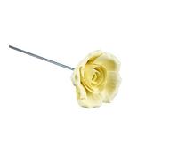 GIJMZY 1Pcs Ceramic Handmade Solid-Colored Rose Flower Creative Art Floral Home Party Wedding Garden Decor(1Pcs Type 2)