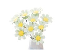 GIJMZY 5pcs Daisy Handmade Ceramic Rural Wildflowers Eternal Life Flower Decorations Unique Creative Gifts for Home(5Pcs Type 1)