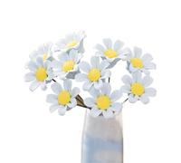 GIJMZY 5pcs Daisy Handmade Ceramic Rural Wildflowers Eternal Life Flower Decorations Unique Creative Gifts for Home(5Pcs Type 5)