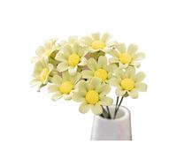 GIJMZY 5pcs Daisy Handmade Ceramic Rural Wildflowers Eternal Life Flower Decorations Unique Creative Gifts for Home(5Pcs Type 3)