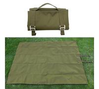 GIJMZY Oxford Cloth Camping Mat, 1000D Thickened Picnic for Tent Footprint, Beach, Portable Foldable with Carry Handle(Deep Green)