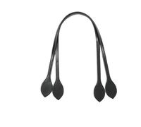 GIJMZY Remplacement de la Sangle d'épaule for Sac à Main, Kit en Cuir avec Corde Coudre, Solution poignée Faire soi-même(Black,Width1cm lenght80cm)