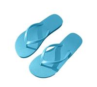 GIJMZY Summer Women's Slipper Non-Slip Flip Flops Bathroom Quick Drying Slippers Clip Toe Flat For Home Shower Beach(Lake Blue,40)
