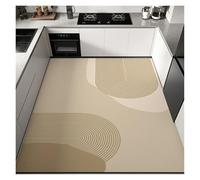 GIJMZY Tapis Cuisine Carpet in The Kitchen Large PVC Leather Mat Non-Slip Waterproof Oil-Proof Floor Mats Modern Home Decoration(Color07,2pcs 40x120cm())