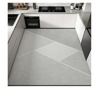 GIJMZY Tapis Cuisine Carpet in The Kitchen Large PVC Leather Mat Non-Slip Waterproof Oil-Proof Floor Mats Modern Home Decoration(Color12,100x200cm(39x79in))