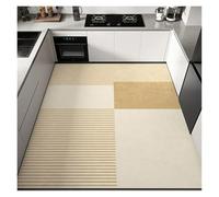 GIJMZY Tapis Cuisine Carpet in The Kitchen Large PVC Leather Mat Non-Slip Waterproof Oil-Proof Floor Mats Modern Home Decoration(Color11,140x200cm(55x79in))