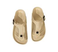 GIJMZY Tongs for femmes polyvalentes, imperméables et antidérapantes, pantoufles à enfiler for la maison l'extérieur(Beige,44-45)