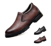 GiJQbFL Chaussures habillées Invisibles pour Hommes Rehaussantes et élégantes - Chaussures Oxfords Rehaussantes antidérapantes de 6 cm en Cuir