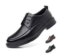 GiJQbFL Chaussures habillées Rehaussantes pour Hommes - Chaussures habillées à Lacets Rehaussantes en Cuir, décontractées, Confortables, à Enfiler, pour Smoking, pour Affaires, Mariage, Bureau