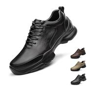 GiJQbFL Chaussures Rehaussantes Invisibles pour Hommes 2,36 Pouces Baskets Tendance à Lacets, Chaussures de Sport décontractées et Respirantes