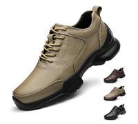 GiJQbFL Chaussures Rehaussantes Invisibles pour Hommes 2,36 Pouces Baskets Tendance à Lacets, Chaussures de Sport décontractées et Respirantes