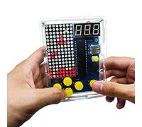 Gikfun Jeu électronique Machine à souder Projets de soudure Kit d'entraînement avec 4 jeux classiques rétro pour projet d'apprentissage scolaire EK1987U