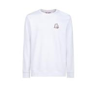 GIL S.R.L. Swg-lupa Sweat col Rond, Blanc, M Mixte