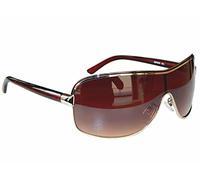 Gil SSC Lunettes de pilote - Lunettes de soleil - Lunettes porno - Lunettes d'aviateur - Look moderne - Choix M 7, Argenté/marron., Breite : ca. 14 cm / Höhe: 5 cm