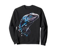 Gila-Monster Animal Dessin Yeux Bleus Sweatshirt