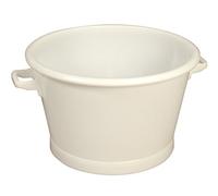 GILAC BAQUET Rond Fond RENFORCE 50 litres Blanc