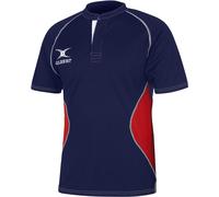 Gilbert Adults Short-Sleeve Performance T-Shirt Marine/Rouge Large Unisex