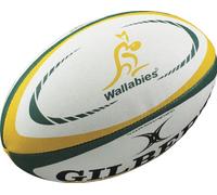 Gilbert Australie International Rugby Replica Balle, Blanc, 5