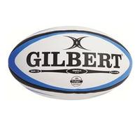 Gilbert Ballon de Rugby Match Omega Bleu/Noir - Taille 4 Multicolore G