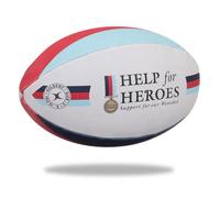 Gilbert Ballon De Rugby Supporter - Help The Heroes - Taille 5