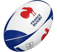 Ballon de rugby Ballon sup france Blanc Taille : 5