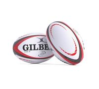Gilbert Ballon Rugby ORION Match - Blanc Rouge Noir - Taille 5
