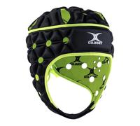 Gilbert Casque Mixte, Noir/Vert, XL